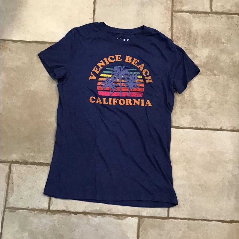 Dark blue Cali beach shirt
